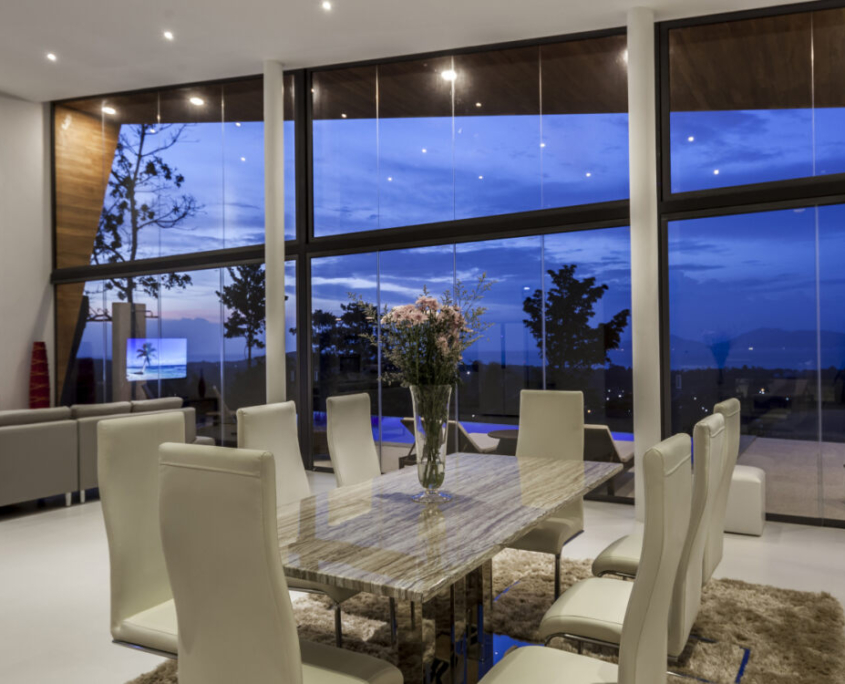 sunflex-sf20-premium-sliding-system Premium Sunflex SF 20 frameless sliding door system installed in a modern home